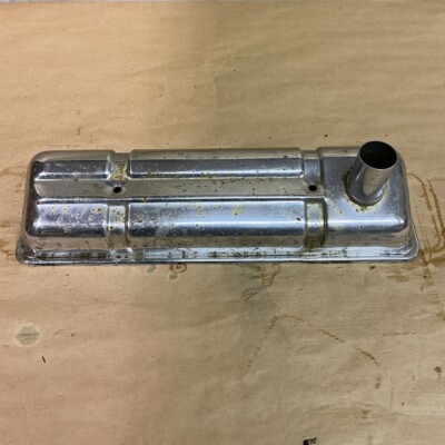 Original Triumph TR3 TR3A TR3B Valve Cover Cam Cover Chrome OEM