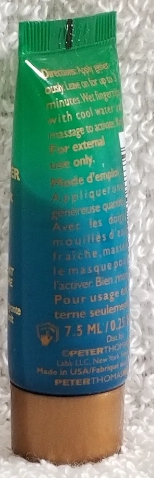 Peter Thomas Roth HUNGARIAN THERMAL WATER Rich Atomic Heat Mask .25 oz/7.5mL New - Image 4 of 4