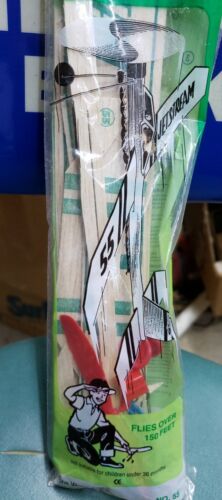 Guillow's Jet-Stream Balsa Wood #55 Glider Plane Airplane Kit Sealed NISP - Picture 2 of 3