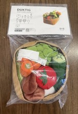 Ikea Duktig Plush Vegetable Soft Toy Kitchen Play Set Veggies Pretend Play Food