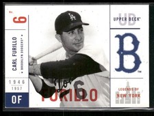 2001 Upper Deck Legends of New York #11 Carl Furillo