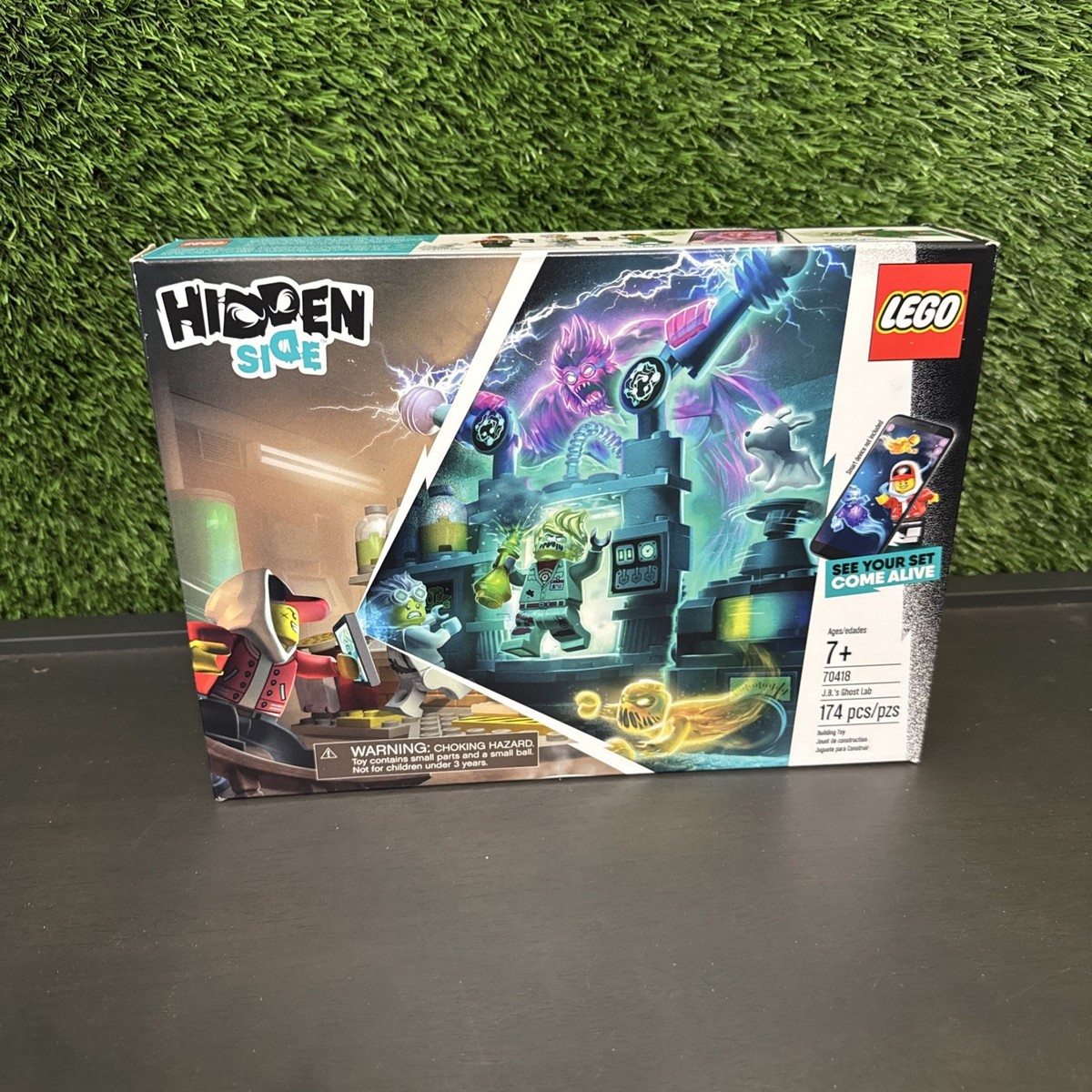 LEGO 70418 Hidden Side J.B.'s Ghost Lab Retired New Sealed Damaged