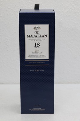 empty BOX ONLY genuine MACALLAN Double Cask 18 years whisky whiskey Scotland