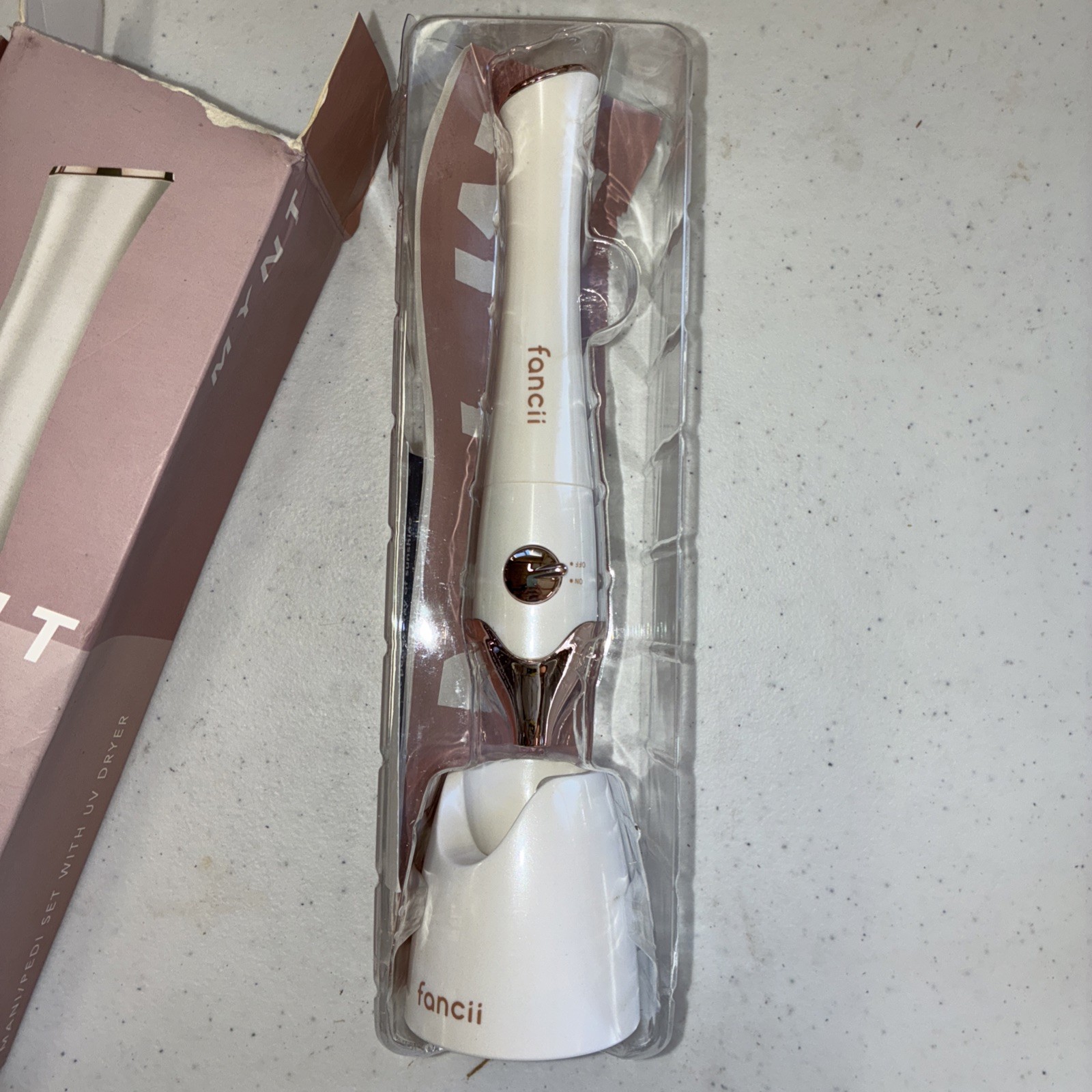 Mynt Mani/pedi Set With UV Dryer New In Damaged Box