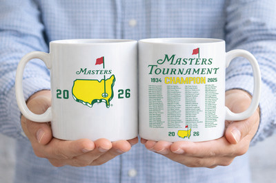 Masters Tournament Mug Augusta 1934-2026 Golf Champion Coffee Cup
