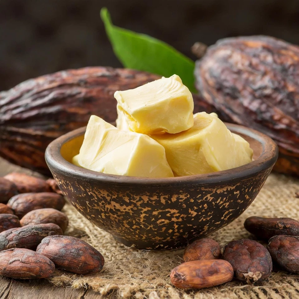 Manteca de Cacao 100% Pura -4,4Lb- Sin Refinar -Comestible *Alta Calidad* Grado-A Foto 2 de 4