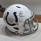 Tyler Warren Indianapolis Colts Signed FS Speed Rep Helmet w/ Fanatics COA