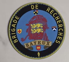 Patch Ecusson Gendarmerie  - Brigade de Recherches de BAYEUX