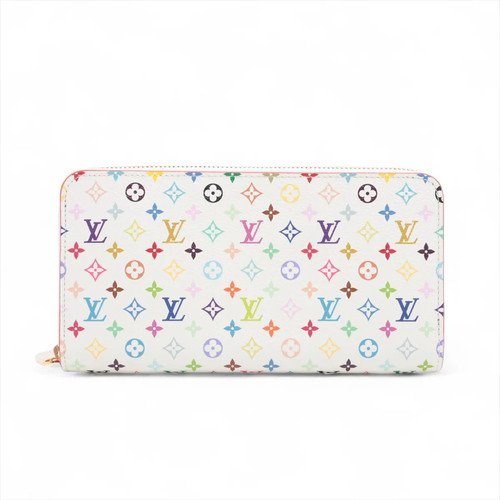 Louis Vuitton LV×TM Multicolor Zippy Wallet M13922 Bron Zip Round Wallet There w