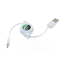 USB Cable Retractable MicroUSB Charger Power Cord Sync Wire for Cell Phones