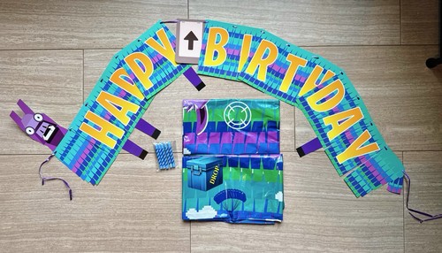 Fortnite Nerf Gun Battle Royale Birthday Party Supplies