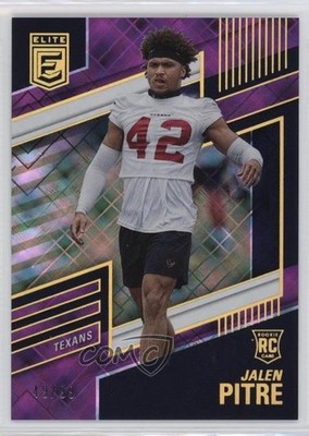 2022 Panini Donruss Elite Rookies Purple 49/99 Jalen Pitre #191 Rookie RC he0