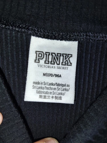 UNDERCOVER Abito Victoria Secret manica lunga nero collo tartaruga