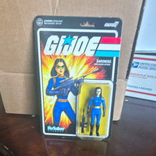 Super7 G.I. Joe ReAction Baroness Action Figure w  Gun Boxed 14