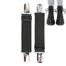 Adjustable Elastic Boot Clips Boot Straps Improved Pant Clips Stirrups Leg Strap