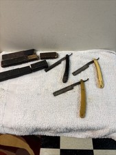 Vintage Straight Razor Lot Of 3 Collectible For Parts Or Repair FREE SHIPPING