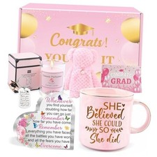 Graduation Gifts for Her, Congratulations Valentines Day Gifts Basket for