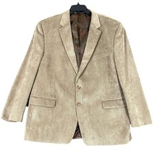 Vintage Lauren Ralph Lauren Corduroy Blazer Men 50R Paisley Lined Tailored Y2K