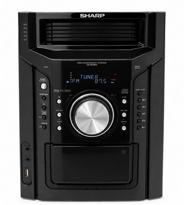 Sharp CD-DH950 CD , TAPE , CASSETTE PLAYER ,  Changer AM/FM Radio USB Black