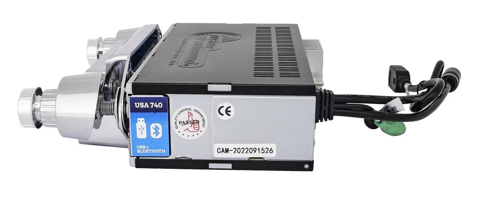 JEGS 48340 Classic 740 Series Radio 1957 Chevrolet Bel Air Chrome Bezel Chrome/B - Изображение 3 из 4