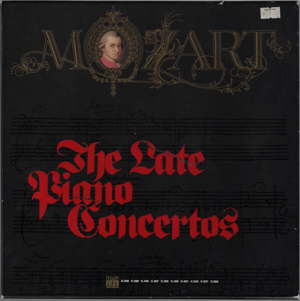 Wolfgang Amadeus Mozart, The Late Piano Concertos, (5xLP, Comp, RE + Box), NM or