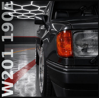 AMG Look Kotflügel Verbreiterung W201 W202 W124 W140 Plug&Play +5mm +15mm Set