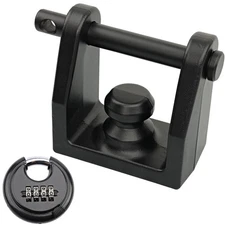 TL-20 Hitch Lock For Bulldog Style Couplers  Combination Lock Heavy-Duty Trailer