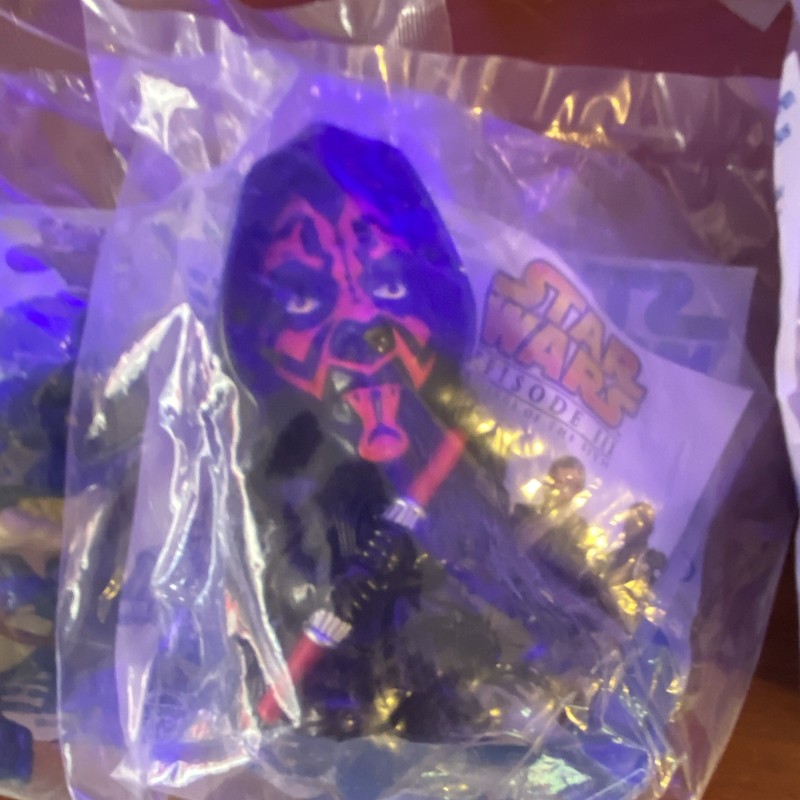 Star Wars Burger King Kids Meal Toy Darth Maul Episode III 2005 Vintage