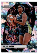 2024 Panini Basketball WNBA Prizm Kalani Brown Ice #29 Dallas Wings