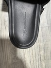 Y-3 Men's Black Leather Slide Sandals Logo Accent US Size 12 — photo 3