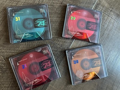 SONY - Recordable Minidisk - 74 Minutes Each - 16 Total Mini Disks - Color -HiFi