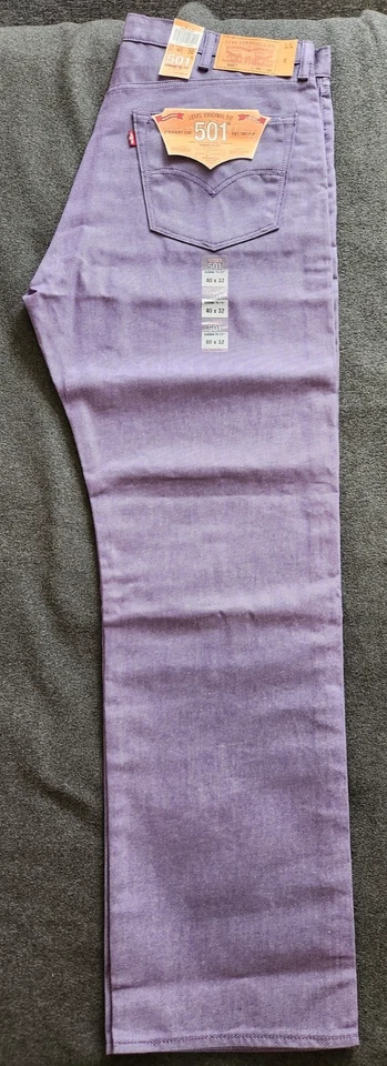 Jeans Levi's 501 retráctiles 40x32 púrpura Foto 4 de 4