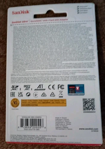 SanDisk Ultra MicroSDXC 128 GB 140 mb/s con adaptador - Imagen 2 de 2