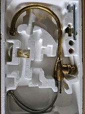 Perrin & Rowe Parthian Mono Single Lever Kitchen Mixer Tap Brass