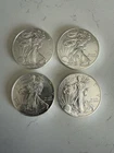 American Silver Eagles 1 oz .999 4-Pack (3) 2015-(1) 2019