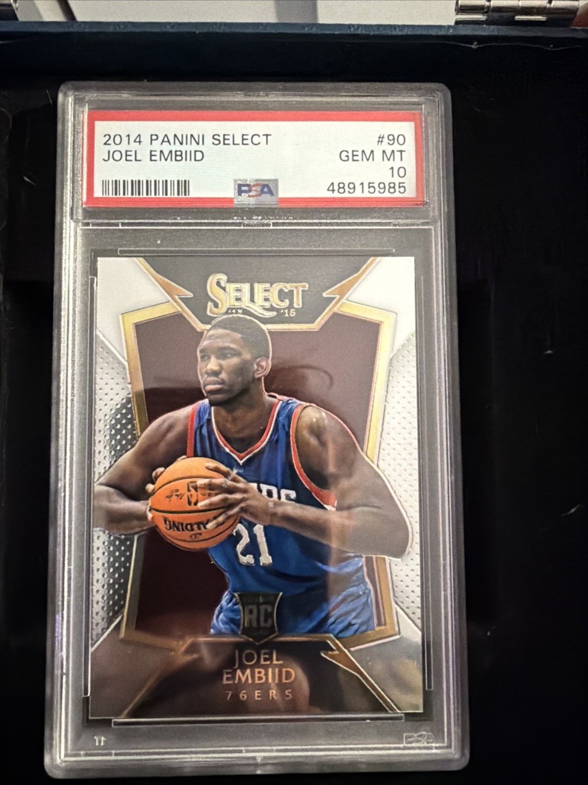 2014-15 Panini Select - Concourse Joel Embiid #90 Silver Prizm (RC) RARE!! Pop30