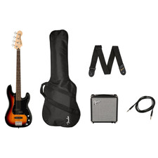 Used Squier Affinity Series Precision Bass PJ Pack - 3-Color Sunburst
