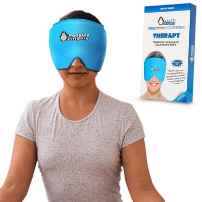 Weighted Eye Migraine Headache Ice Cap, Reusable Head Wrap Cold Pack, Head Ic...
