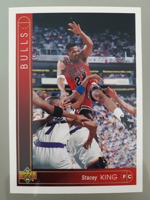 1993-94 Upper Deck Stacey King #329 Chicago Bulls NBA Basketball