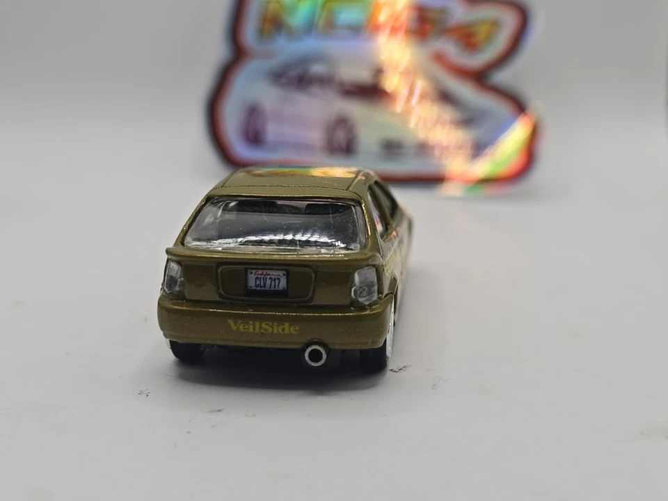 Revell Honda Civic D2 Metallic Olive Green Hatchback - Fast And Furious VHTF JDM - Image 3 of 4