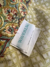 Waverly Swept Away Berry Double Scalloped Window Panel Valance 60x18 Paisley NEW