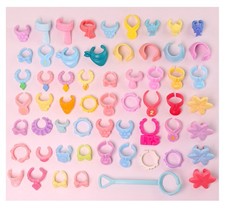 Accesorios de collar LPS aleatorios de 10 piezas para Littlest Pet Shop LPS gato perro salchicha