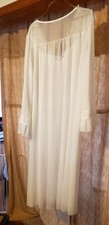 sheer nightgown vintage