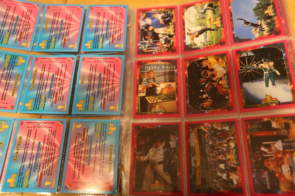 POWER RANGERS SERIES 2 COLLECT A CARD COMPLETE SET 72 TRADING CARDS - Image 3 of 4