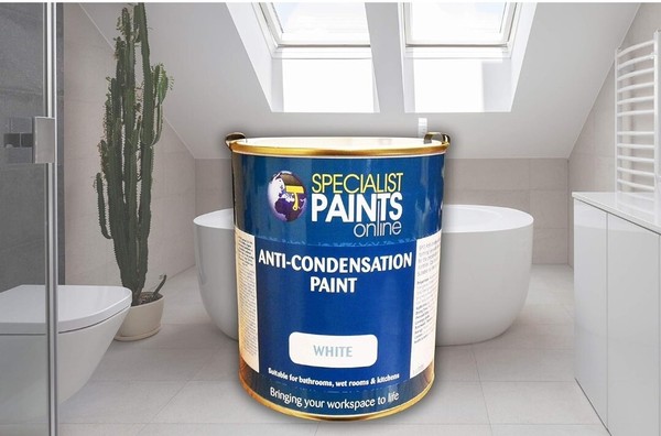 Pinturas blancas especializadas con inhibidor de moho... 1 litro 