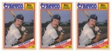 (3) 1988 Topps Revco League Leaders Baseball #16 Wade Boggs Lot Red Sox