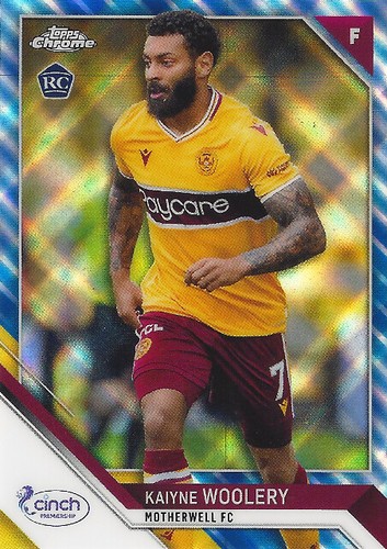 2021-22 Topps cromo SPFL Cinch Premiership azul tartán paralelo/125 (81 - 90) - Imagen 9 de 14