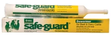 Safe-Guard Cattle Dewormer Paste /  290g tube  /  exp 2027  -  ships free