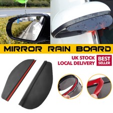 2PCS Car Rear View Wing Mirror Sun Shade Shield Rain Board Eyebrow Guard UK