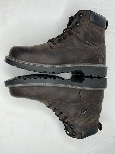 Wolverine Hombres Floorhand 6 Pulgadas Marrón Impermeable Puntera de Acero Botas de Trabajo Talla 9.5EW - Imagen 6 de 12